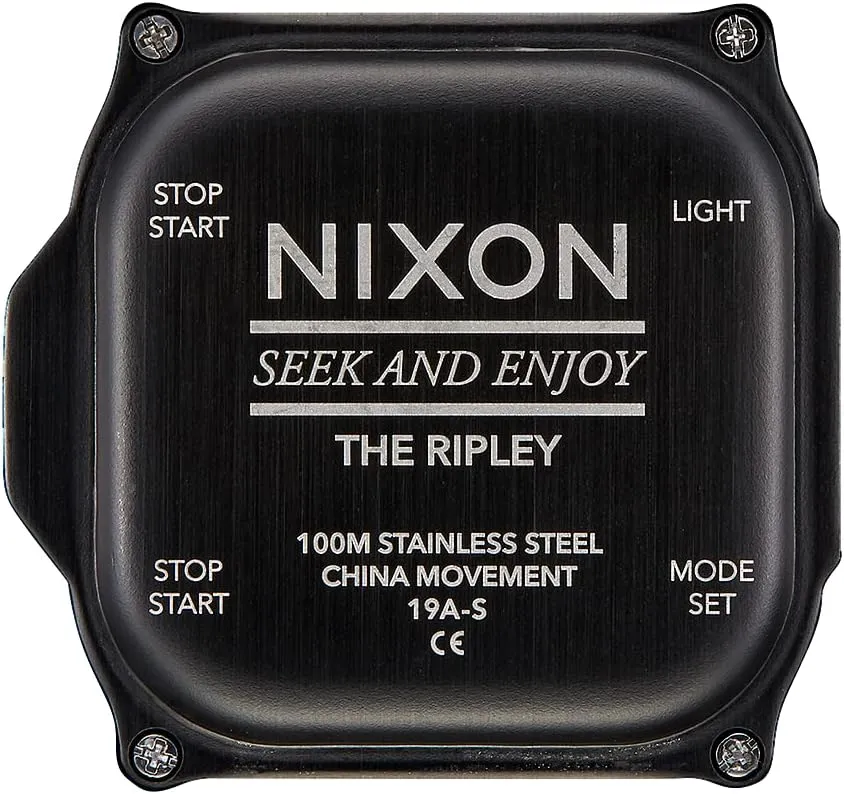 Watch Face, 23mm PU Band NIXON Ripley A1267 - Analog and Digital Watch for Men - resume cater manure earn detract function Expedition and Adventure Sport Watch - Men's Fashion Watch - 47mm 