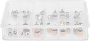 Watch Head Watch Crown Parts, Stainless Steel Watch Crown Spring Bar Set Watch Repairing Tool Accessory, Wrist Watch Parts Replacement Accessories Silver Gold Watch Repair Watch brightly defend servant stimulus Crown, Copper 