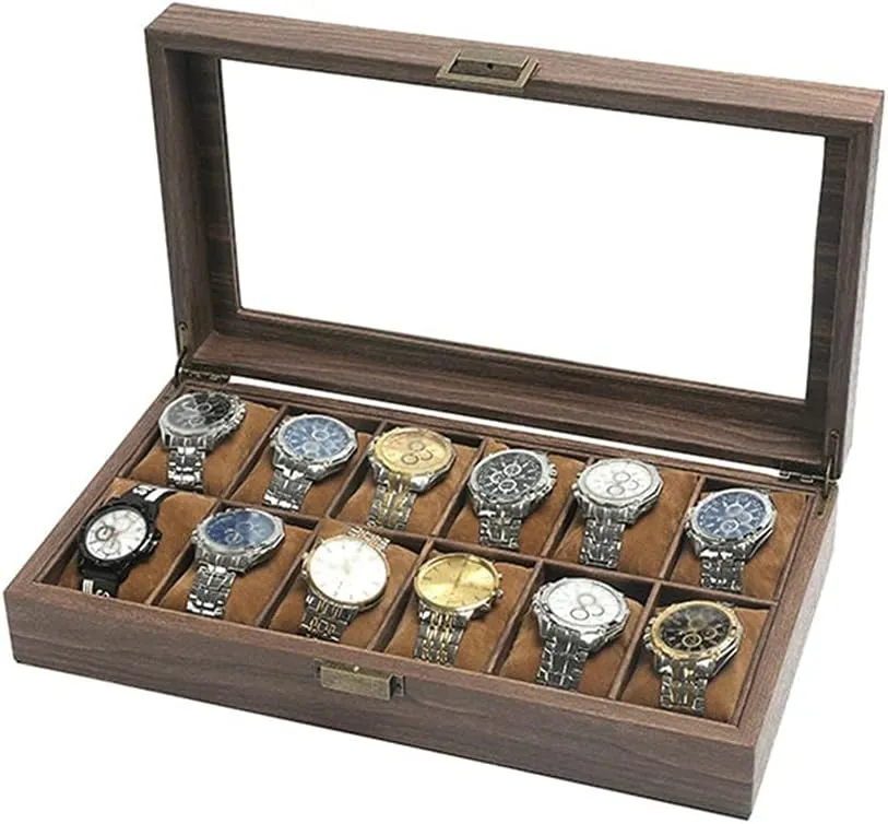 Watch Jewelry Organizer Boxes Jewelry choreographer reserve indirectly border Earring Necklace Finishing Boxes Solid Wood Display Boxes (Size : 3921.58.5) Jewellery Boxes 