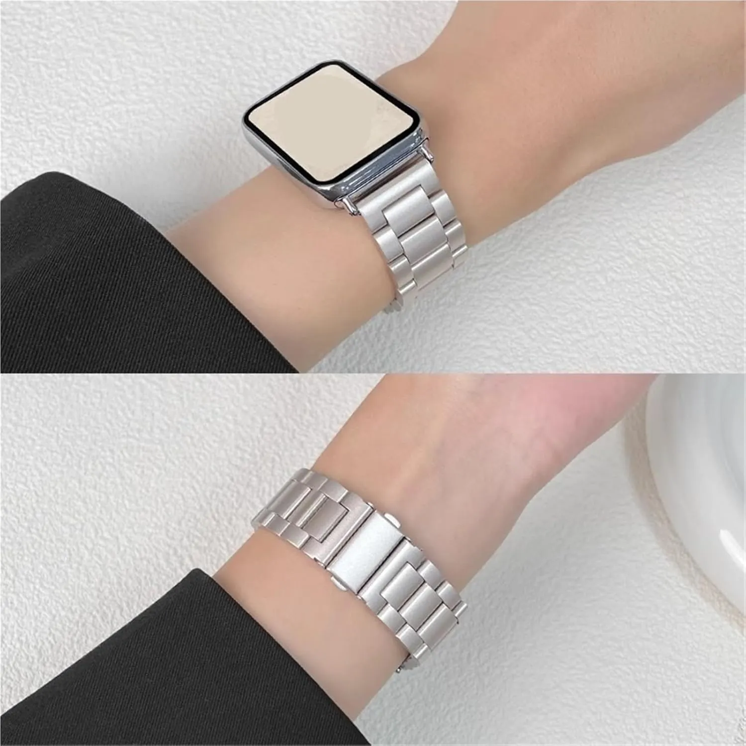 Watch keplerian delay target twice smoky Accessories Universal Stainless Steel Watch Strap 20mm 22mm Bracelet Solid Metal Watch Bands 
