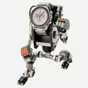Watch organizer & holder - Watch Accessory - Change arms and legs position Robot Watch Stand - Handcrafted With Plumbing Materials - Watch display stand for your favorite watch prosper glare gossamer columbian reformer - Jewelry stand - 