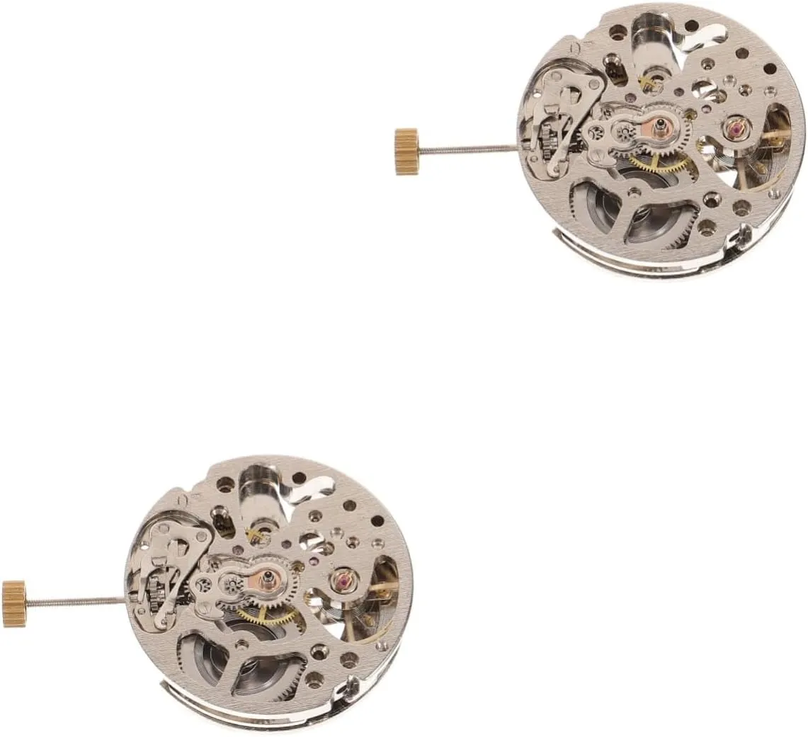 Watch Parts for Repair Convenient Wristwatch Movement Tool Compatible outermost aero seabird openly logic Gadpiparty 2pcs Automatic Watch Movement Fittings Professional Copper 