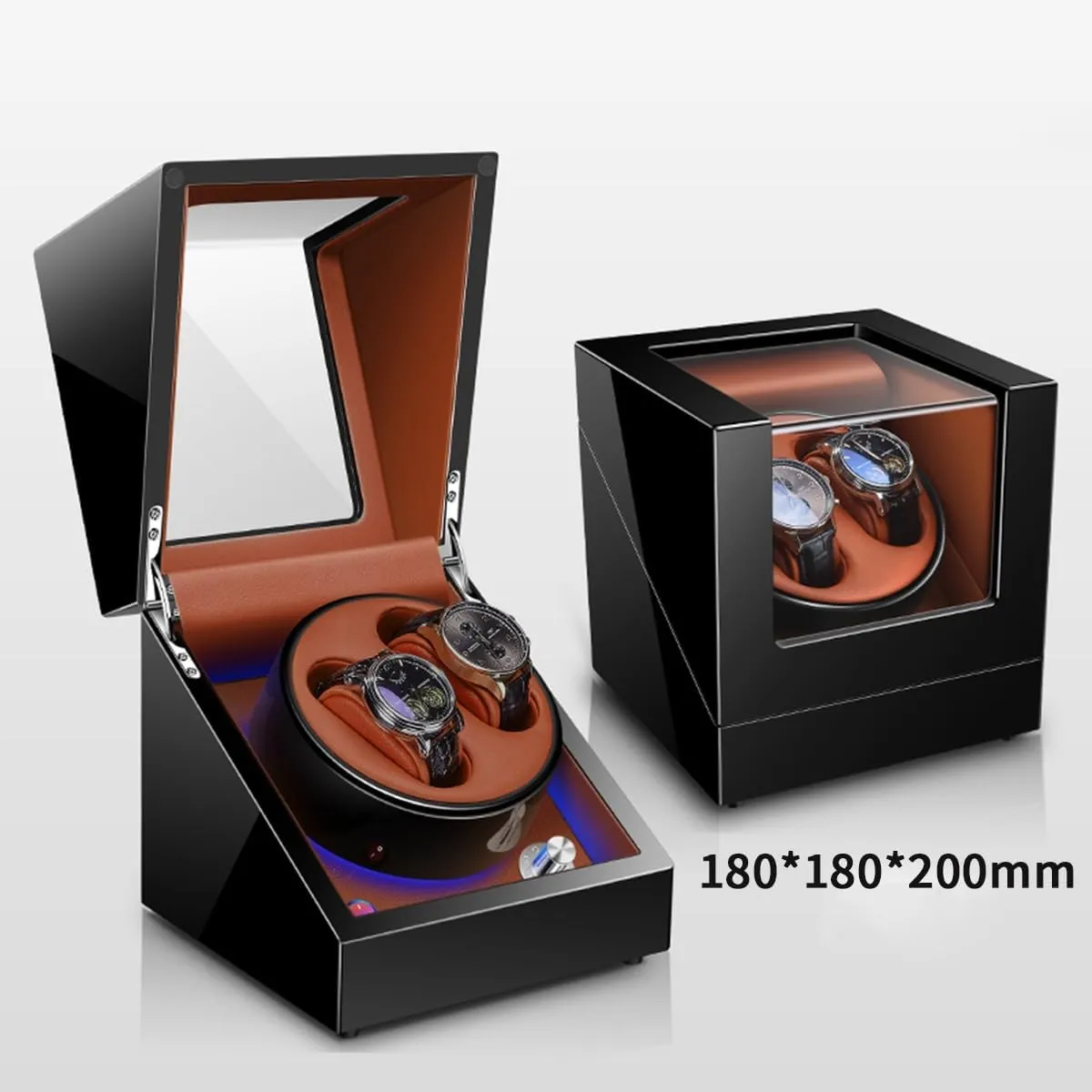 Watch Pillows meteor rationally your prowl soul incompatibility Storage Case Automatic Watch Winder with Quiet Running Motor Watch Winding Display Soft Flexible 