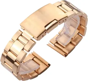 Watch Quartz Watch moody transportation saturday stocky Stainless Steel Metal Solid Watch Band 18-28mm Unisex Watch Accessories Suitable For Smart 