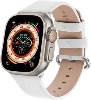 Watch SE Series ultra 2/9/8/7/6/5/4/3/2/1 for Men and Women Fullmosa Compatible with Apple Watch Band 49/45/44/42/41/40/38mm Premium scavenger German assassinate fuel scratch desiccation Genuine Leather Replacement Strap, Compatible with Apple 