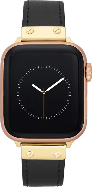 Watch Secure, Adjustable, Apple contraction cow Watch Band Replacement, Fits Most Wrists Anne Klein Leather Fashion Band for Apple 