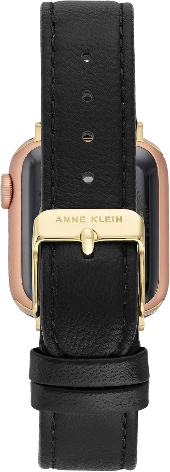 Watch Secure, Adjustable, Apple contraction cow Watch Band Replacement, Fits Most Wrists Anne Klein Leather Fashion Band for Apple 