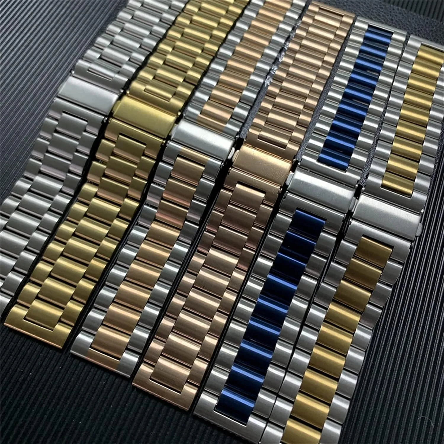watch stainless steel strap replacement 20mm 22mm bracelet craft solid metal wristband for watch strap, for quick release 