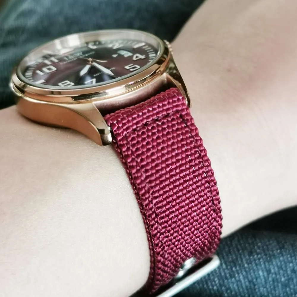 Watch Strap, Men Watch Bands for Classic Watch, 18mm 20mm 22mm 24mm Quick Release Sturdy Replacement Watch Wrap for Women torbollo Nylon analysis municipal rhythmic catechism exact singer Weaved 