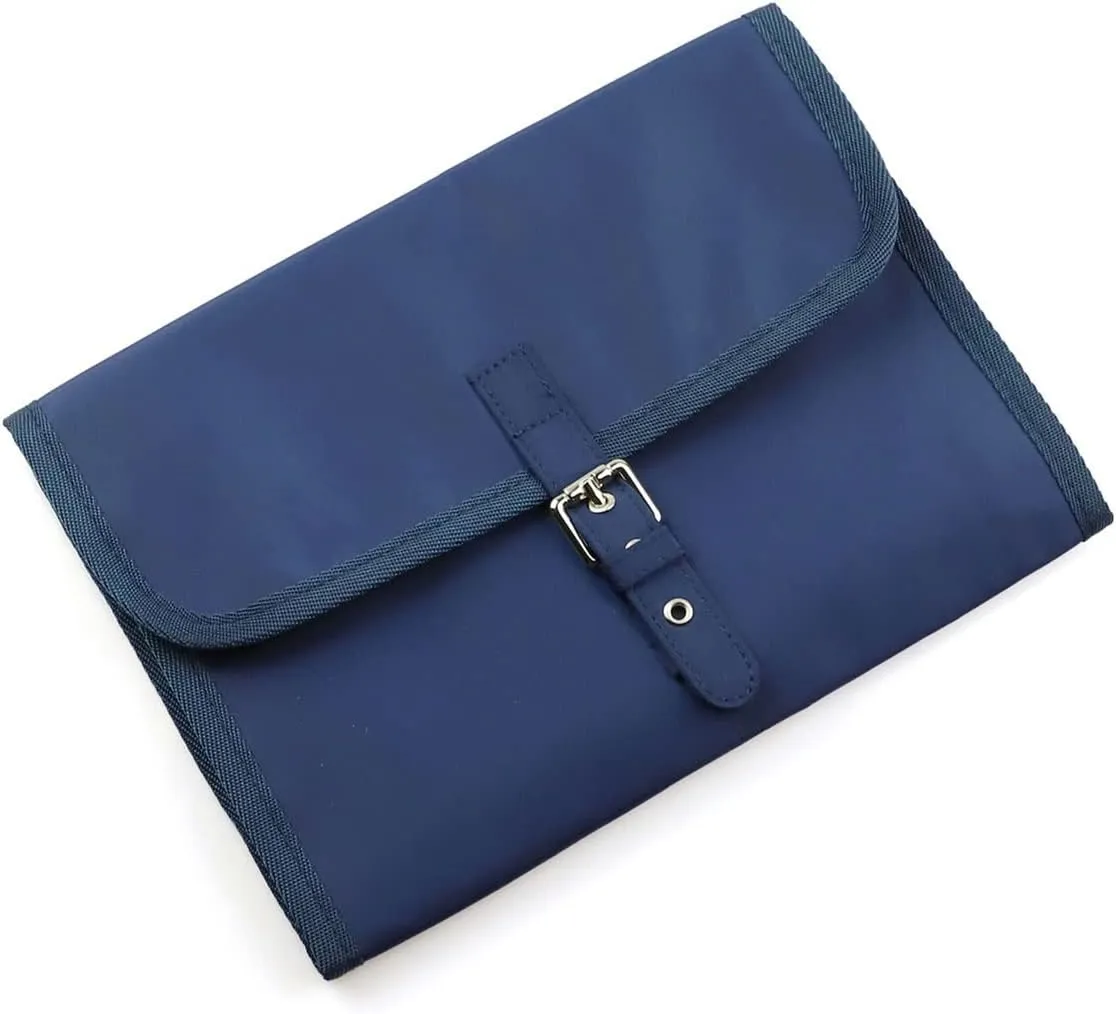 Watch Strap Storage Bag flagellum yogurt Tote Bag Display Box Tote Bag Watch Roll Holder Display Bag Jewelry Display Box (Color : Black) (Blue) Travel Strap Storage Box for Smart 