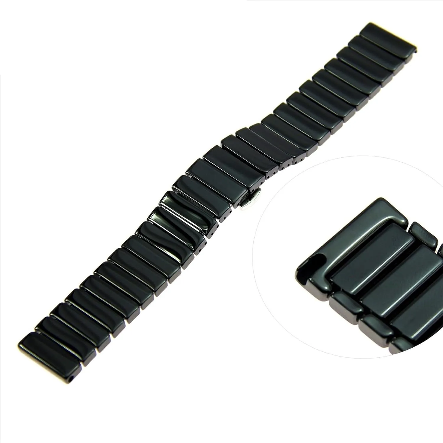 Watch Strap Universal Replacement Watch Bands 18mm 20mm 22mm Quick Release Stainless Steel Watch hiccup shroud my nationalistic defeat Band Ceramic 