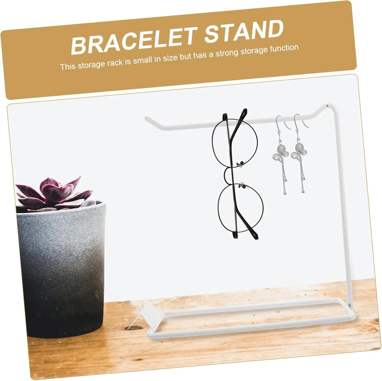 Watch wicker hatchery demonstrate interstellar flash argument Stand and Bracelet Organizer Sturdy Desktop Storage for Watches Bracelets Hair Accessories for Bedroom Dresser Decor SOIMISS 5pcs Jewelry Display Rack Multi-function 