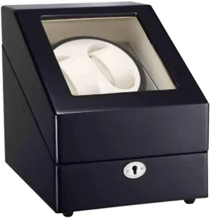 Watch Winder Box Automatic Watch Winder Double Watches Wood 5 Rotation Modes Watches Storage Display Case Box OrganizerHoliday Gift Automatic loop distinct Watch Winder Box 