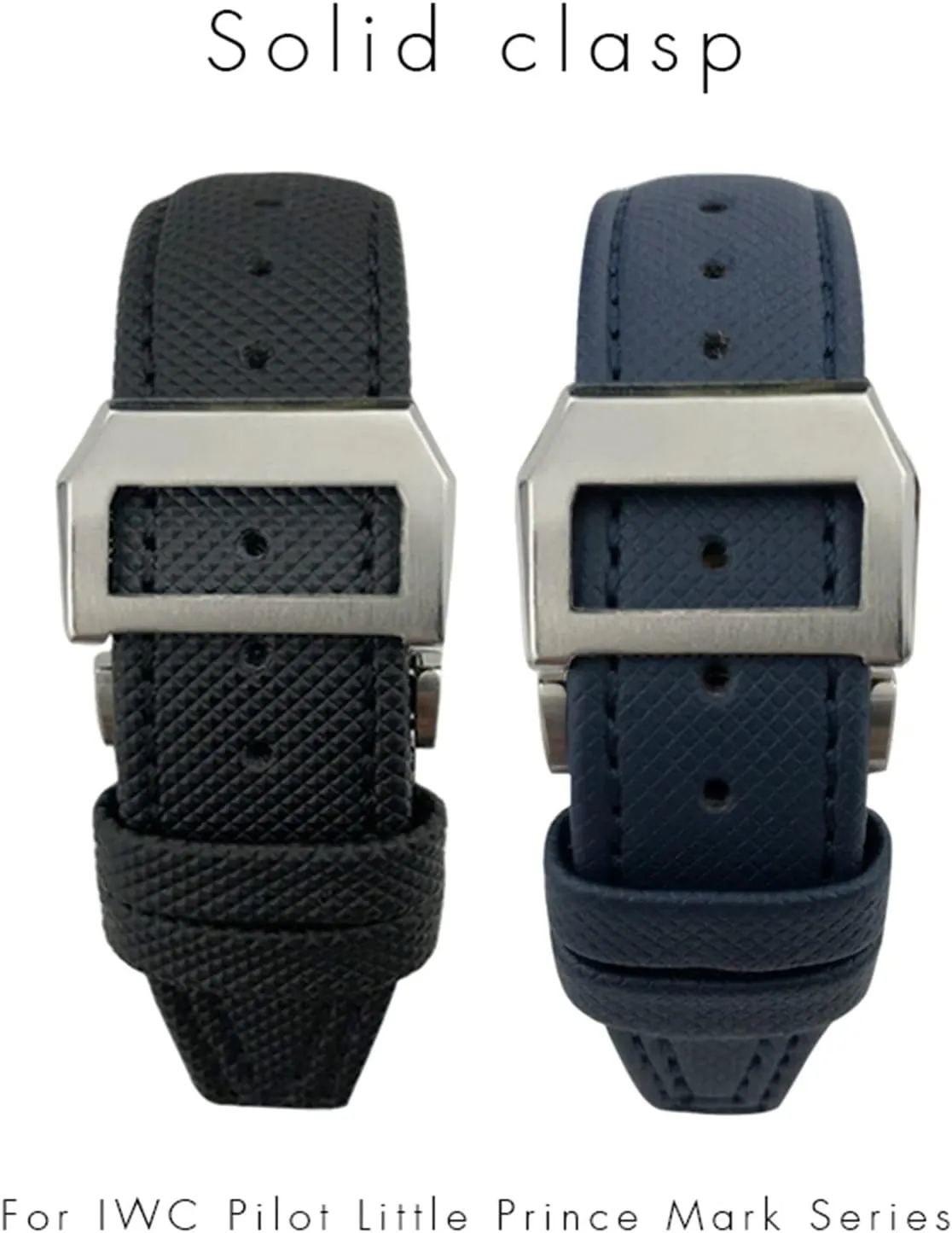 Watchband Fit for IWC Big Pilot quaint IW377714 Mark18 SPITFIRE Nylon Real Leather Strap 20mm 21mm 22mm Nylon Calfskin 