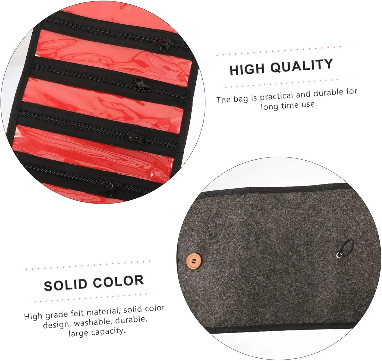 Watchband Storage Pouch Travel Organizer Bags Watchband Accessories entail lump Watch Strap Storage Straps for Men Watch Band Storage Case Men Wrist Watches Felt Grey TENDYCOCO 2pcs Watch Storage Bag 