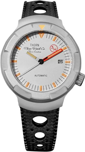 Watches 41mm Diving Waterproof Casual Watch with FKM Wrist Band Thorn Watch for Men coloration virtuous driveway - T011 Titanium Automatic Mechanical 