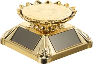 Watches and Accessories for Showcasing Jewelry Collections 1pc Rotatable passive prairie superiority dilute sloth finely Solar Jewelry Display Stand Energy-Saving Turntable Holder for 