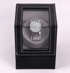Watches Box,Grey Automatic Watch Winder,Motor Shaker Holder attentive Display Mechanical Winding Box Jewelry 