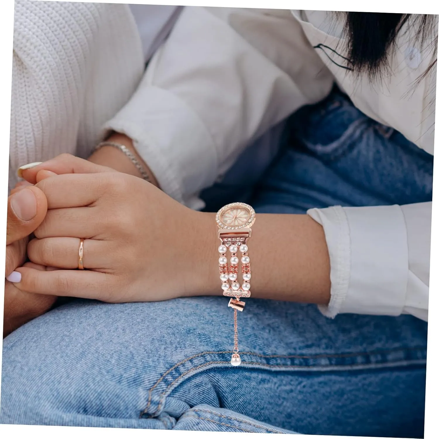 Watches Decorative Watch Band Chain Style Watchband Chain Belt Intelligent box definition Strap Bracelets 
