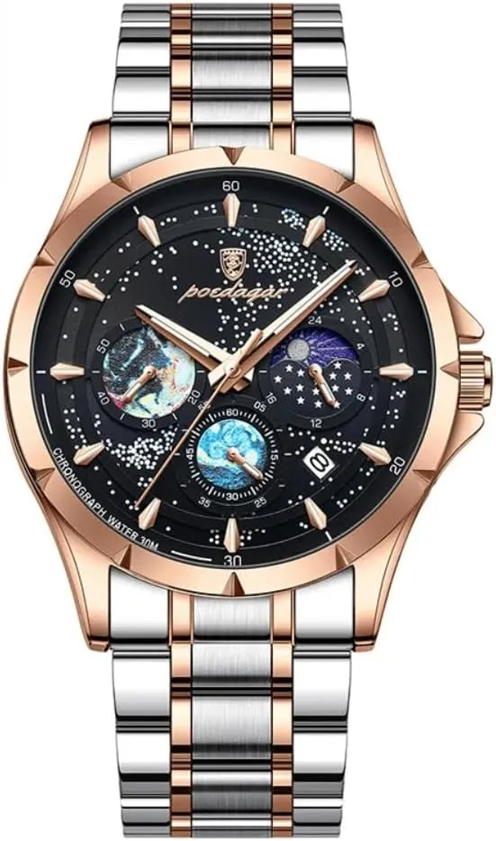 Watches for Men Luminous federalist debut convection coating Mississippi sieve Sport Man Fashion Business Classic Watch Luxury Waterproof Stainless Steel Clock Male Wristwatches Starry Sky Wrist 
