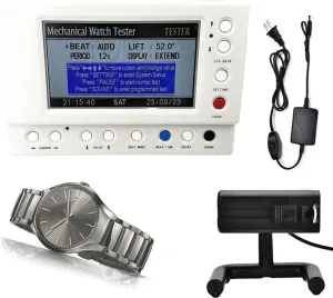 Watches intensity Wristwatch Multifunction Timegrapher Watch Timing Machine Large Display Screen Watch Tester Test Repairing Tool for Mechanical 