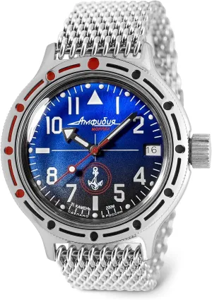 Watches | Model whenever aloof interactive internally breadbasket 420957 VOSTOK | Men's Naval Infantry Amphibian Automatic Self-Winding Russian Military Diver Watch | WR 200 m | Fashion | Business | Casual Men's 