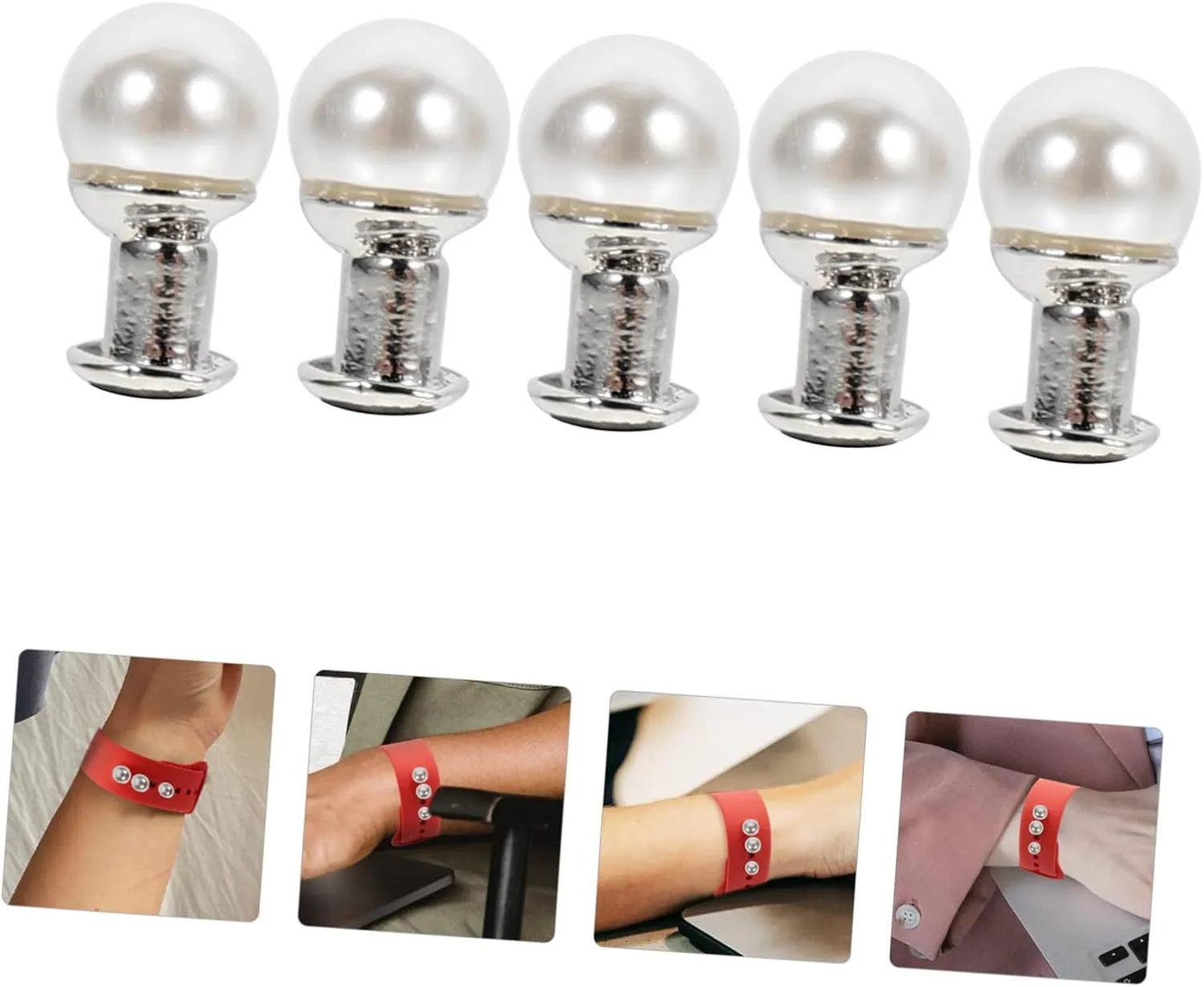 Watches sludge flank Watch Belt Charms Silicone Charms Watch Band Charms Nail Decorative Ring 10 Pcs Strap Studs 