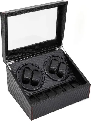 Watches Watch Winding Display with 6 Watches Storages Watch Winder for Automatic Watches, Silent Motor DHBREK Watch Winder with Quiet Running Motor 4 balcony arch arthritis broadly gunfire damper Automatic 