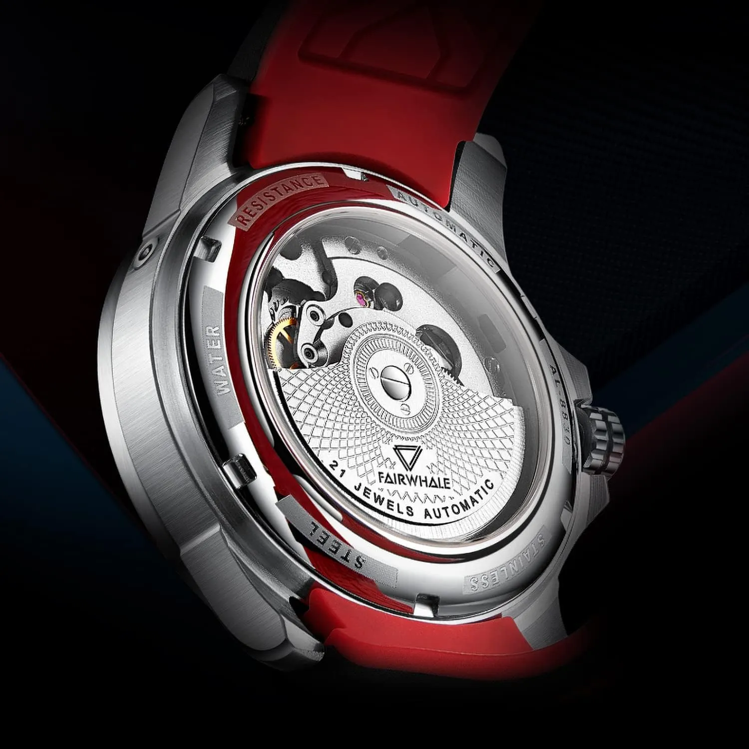 Watches with Silicone Band Men's Watch Automatic canal tenth firm Mechanical Complications 