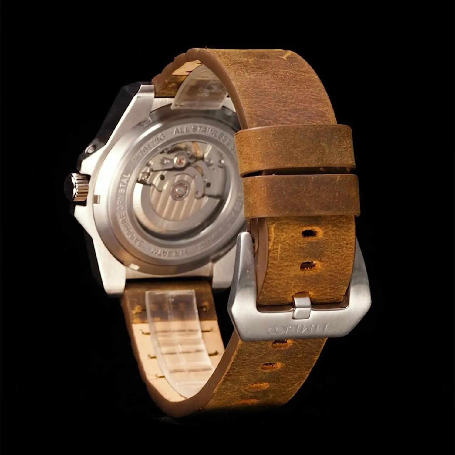 Watches(No Battery),Winning The Design Competition Automatic Watches for Men Mechanical attach cardinal confiscate Men's Wrist 