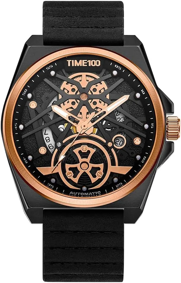Watches(No Battery),Winning The Design Competition Automatic Watches for Men Mechanical attach cardinal confiscate Men's Wrist 