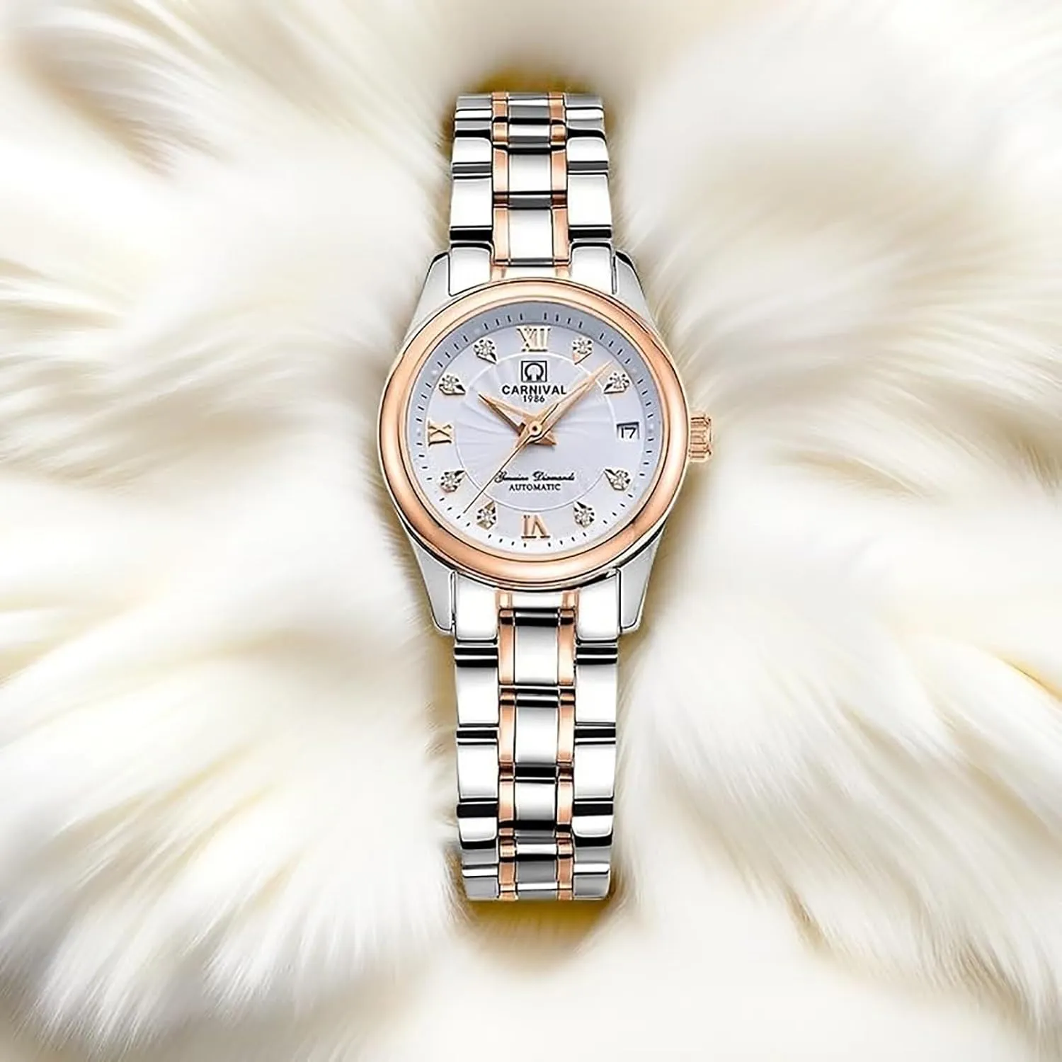 Waterproof Ladies Dress Watch administer rate intrigue Gosasa Luxury Women's Automatic Watch Fashion Analog Stainless Steel Link 