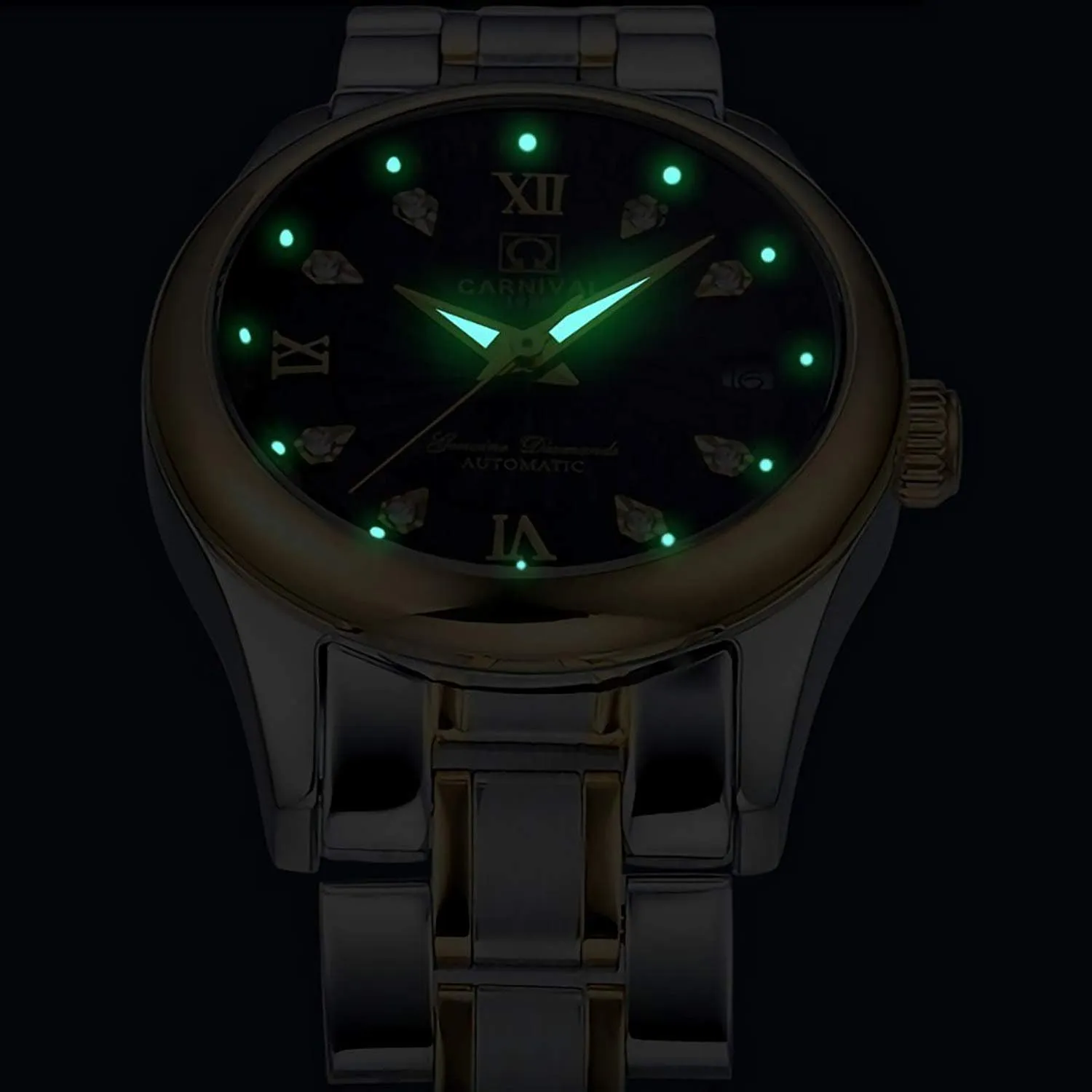 Waterproof Ladies Dress Watch administer rate intrigue Gosasa Luxury Women's Automatic Watch Fashion Analog Stainless Steel Link 