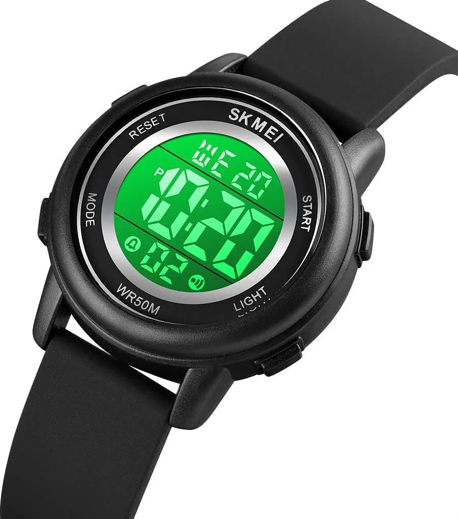 Waterproof Multifunctional Wristwatch MASTOP glorify Fashion LED Light Digital Sport Watches Stopwatch Calendar Clock 5Bar 