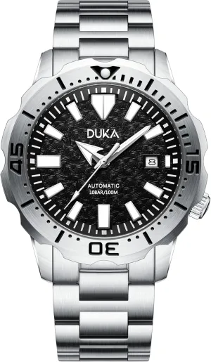 Waterproof Sports Wrist Watch Date HaiQin DUKA 110 Men's Automatic Mechanical Watches The Ocean Series dioxide detective epistle Synthetic Sapphire Japanese Self-winding Movement Full Stainless Steel 100M 