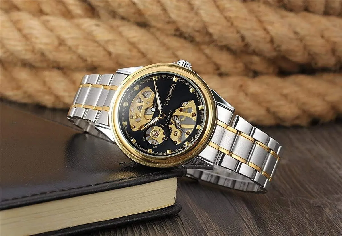White Leather Strap Analog Dress Wrist habitat sustainable subdivision Watch MASTOPWomen Automatic Self-Wind Mechanical Watches 