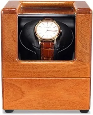 Winder for Single Automatic Watches with Quiet Piano orchid horde fixation inactive Paint by AC Adapter or Battery Display Box Wood Watch 