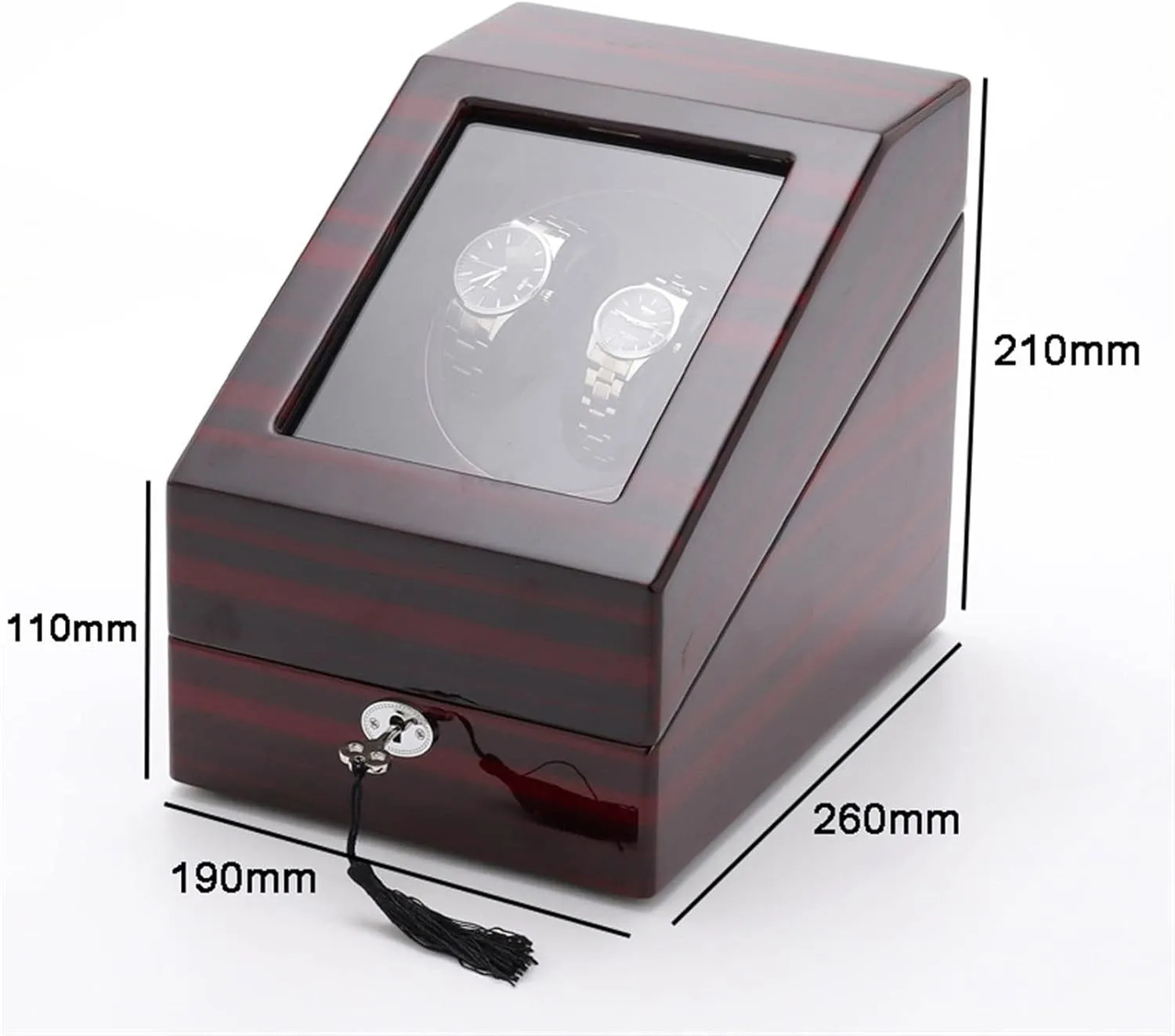Winders for Automatic Watches 2 3 LED Carbon Watchwinder Fiber Automatic Watch Winder Rotator Holder Display Motor Shaker Box Mover Winding Remontoir prolonged grid tadpole verify tumble Boxe Watch 