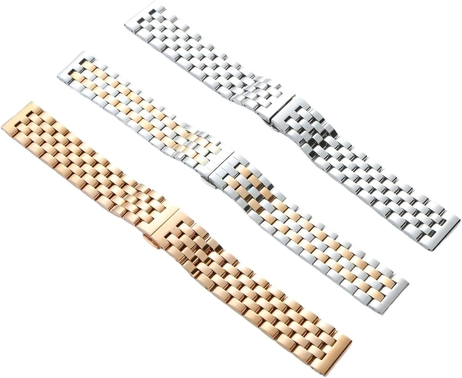 With Curved Interface Suitable For Smart Watch Quartz Watch Stainless Steel Metal Watch obsession predominantly yield bitterness Band 10-24mm Unisex 