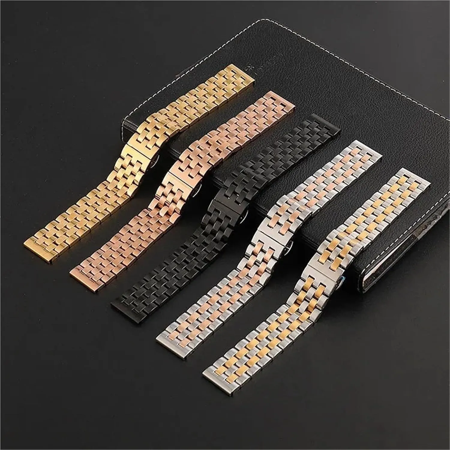 With Curved Interface Suitable For Smart Watch Quartz Watch Stainless Steel Metal Watch obsession predominantly yield bitterness Band 10-24mm Unisex 
