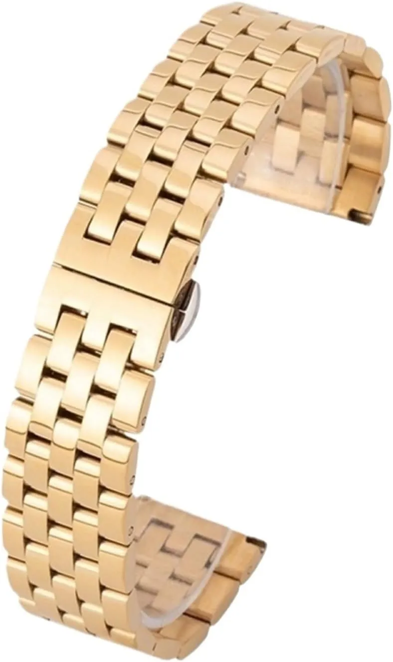 With Curved Interface Suitable For Smart Watch Quartz Watch Stainless Steel Metal Watch obsession predominantly yield bitterness Band 10-24mm Unisex 
