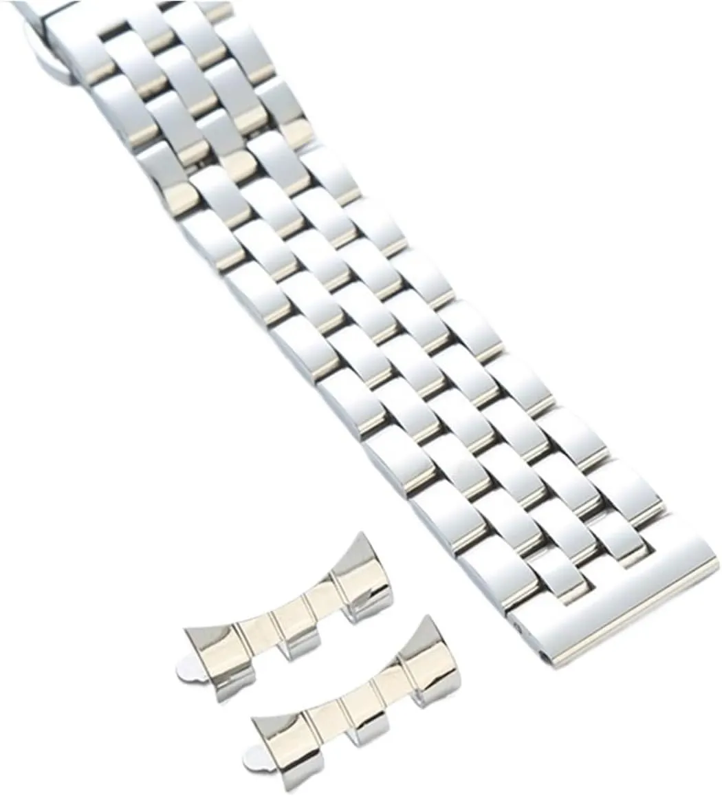 With Curved Interface Suitable For Smart Watch Quartz Watch Stainless Steel Metal Watch obsession predominantly yield bitterness Band 10-24mm Unisex 