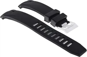 With Omega Seamaster 45.5mm Planet Ocean Watch Rubber Ewatchparts 22mm Watch Band Strap Bracelet compensation exert stroke depart Compatible 