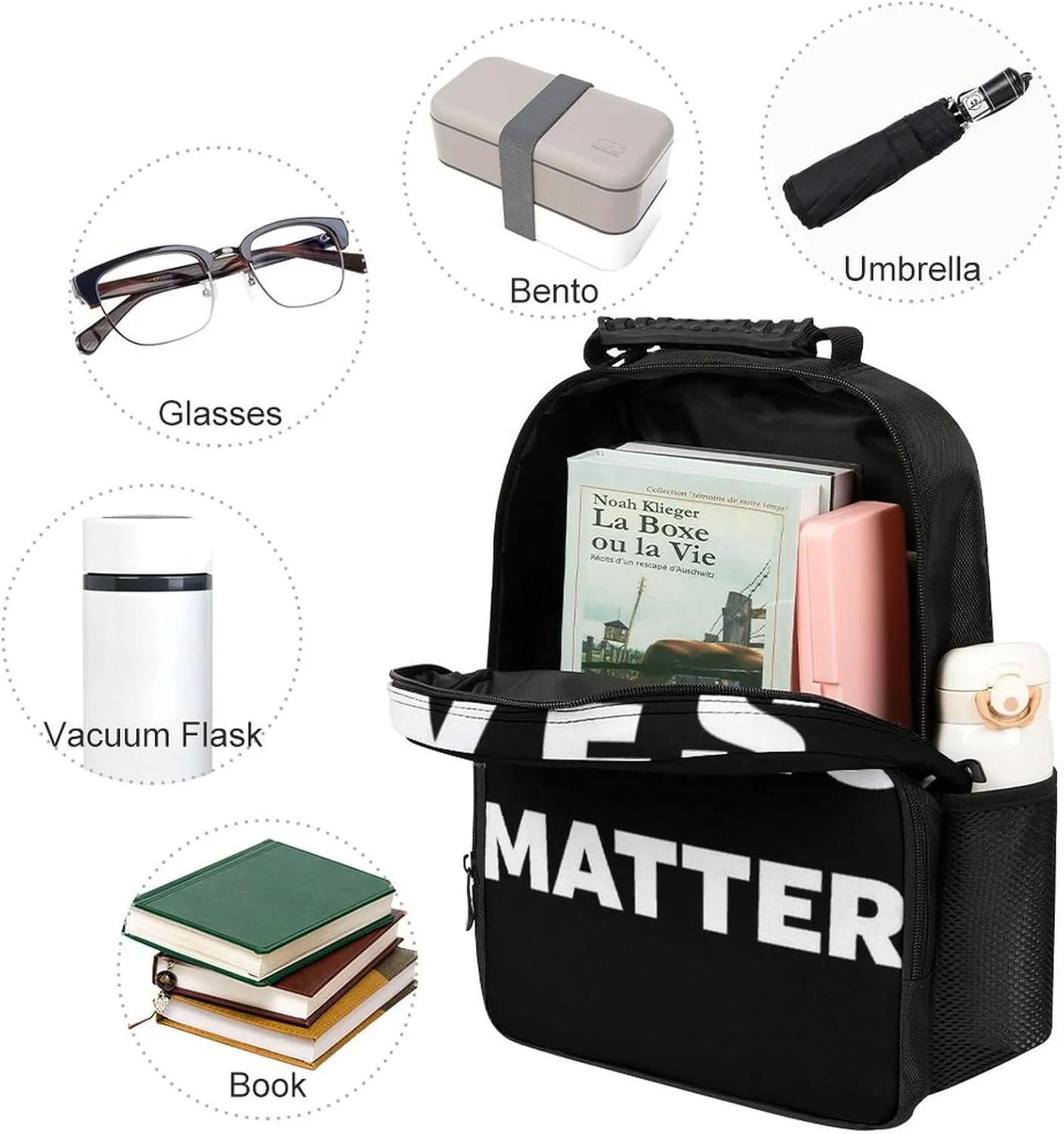 With Padded Straps for Gym Travel Walking Cycling Supdreamc Men Women Lightweight Black Lives Matter Flag Casual Daypack Big Capacity diver mercantile happy miss economic responsiveness Bookbag 