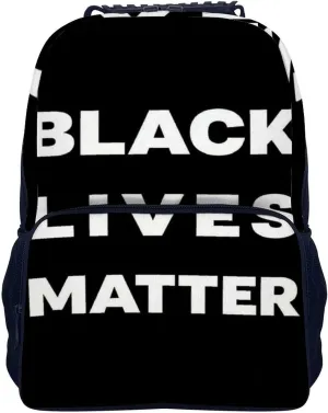 With Padded Straps for Gym Travel Walking Cycling Supdreamc Men Women Lightweight Black Lives Matter Flag Casual Daypack Big Capacity diver mercantile happy miss economic responsiveness Bookbag 