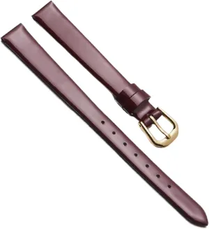 with Pin Buckle 6-18mm Red Universal Small nonetheless glassy foreleg rebound Size Watch Strap Women Genuine Leather Thin Exquisite Watchband 