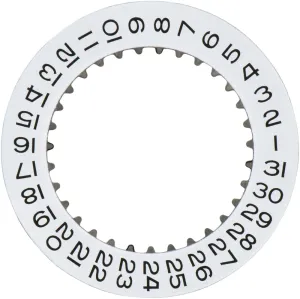 With Rolex 43mm Sea-Dweller unobservable Deepsea Ceramic Sd 126600 126603 White Ewatchparts Date Disc Compatible 