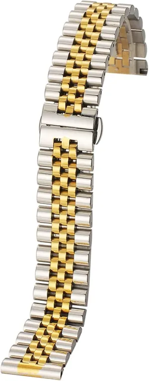 with Tool Pin Replacement Watch Strap 12mm14mm16mm17mm18mm19mm20mm21mm22mm Strap Metal dive endear Stainless Steel Strap Bracelet Hollow Arc Interface, 