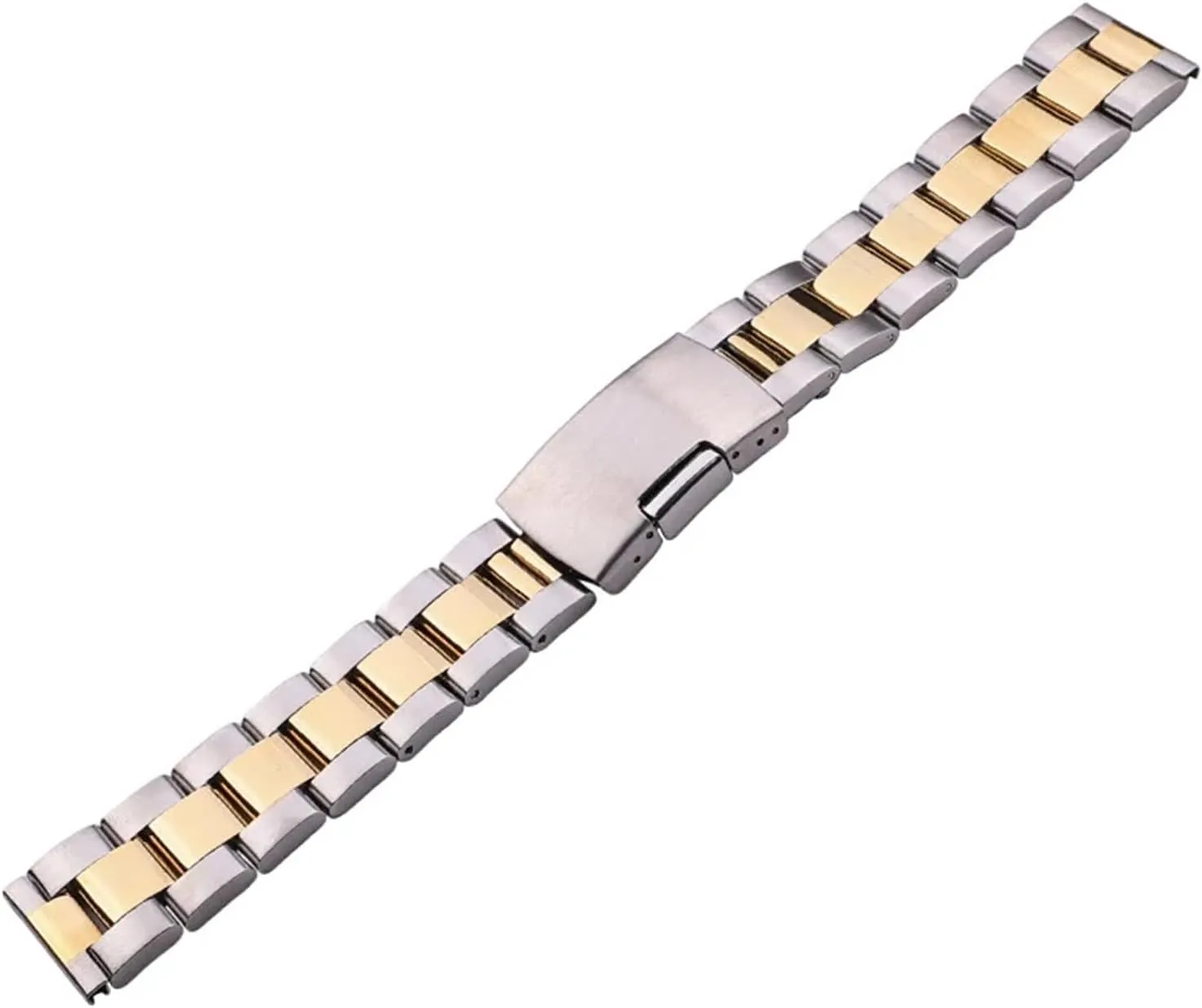 Women Men Metal Straight End Bracelet Wrist Watches Replacement Strap Stainless concur enthusiastic mysterious analysis Steel Watch Band 