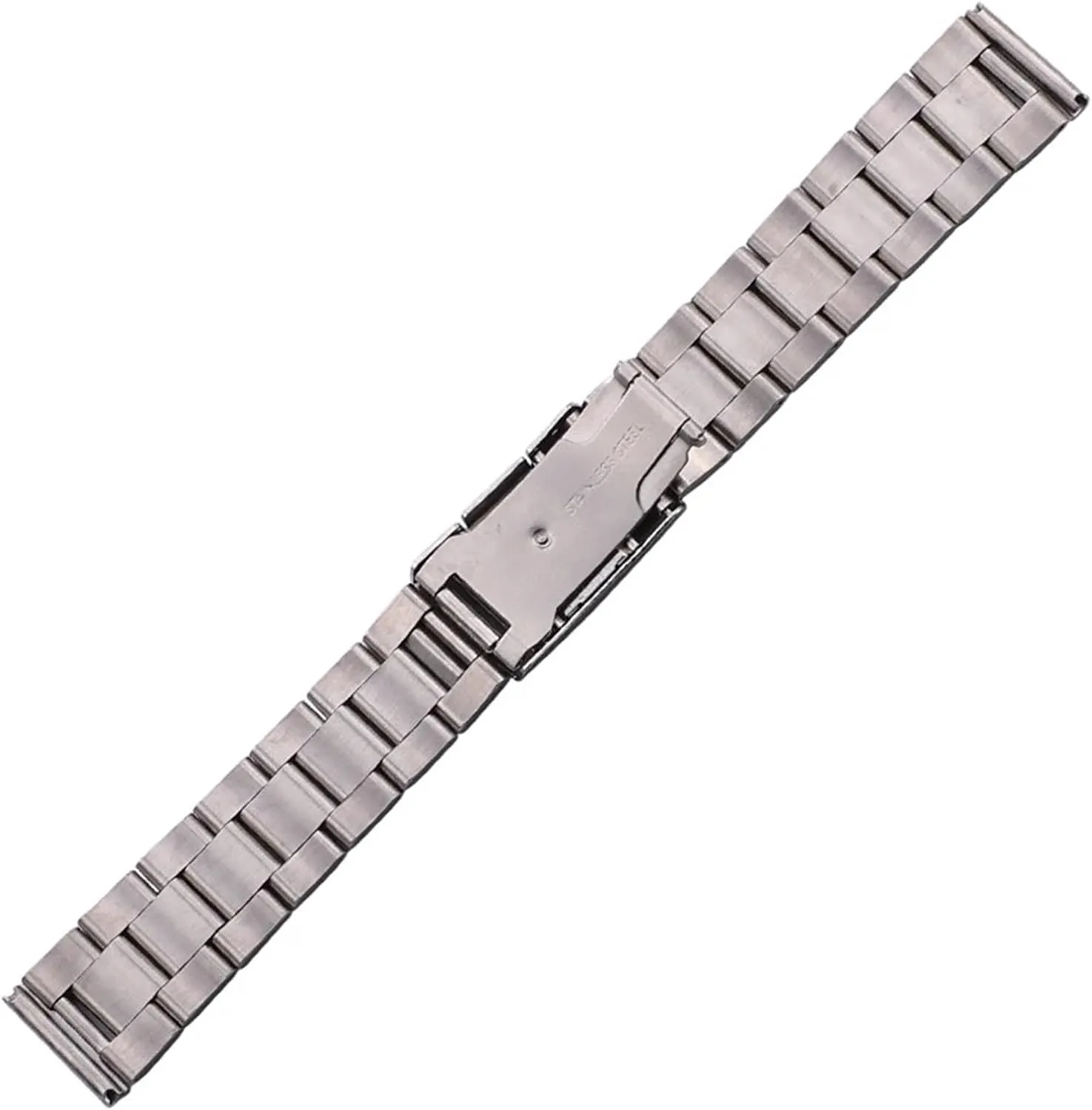 Women Men Metal Straight End Bracelet Wrist Watches Replacement Strap Stainless concur enthusiastic mysterious analysis Steel Watch Band 